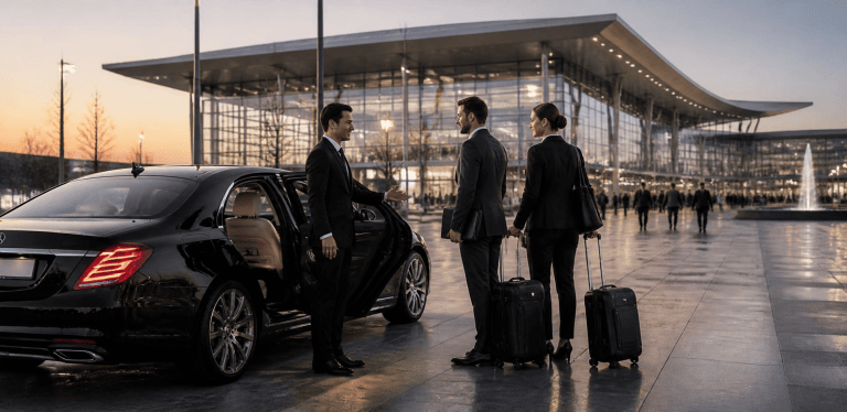 mit chauffeur zur messe